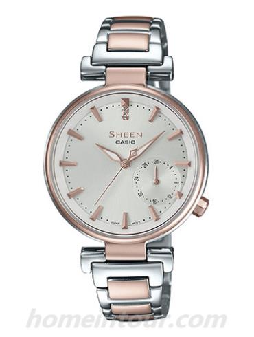 卡西欧SHE-3514SCG-7A女表SHEEN系列-表带/表径&#8211;