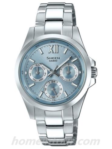 卡西欧SHE-3512D-2A女表SHEEN系列-表带/表径&#8211;