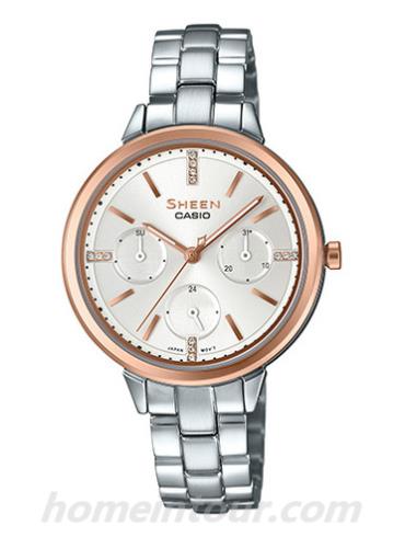 卡西欧SHE-3510SG-7AU女表SHEEN系列-表带/表径&#8211;