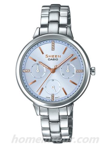 卡西欧SHE-3510D-2AU女表SHEEN系列-表带/表径&#8211;