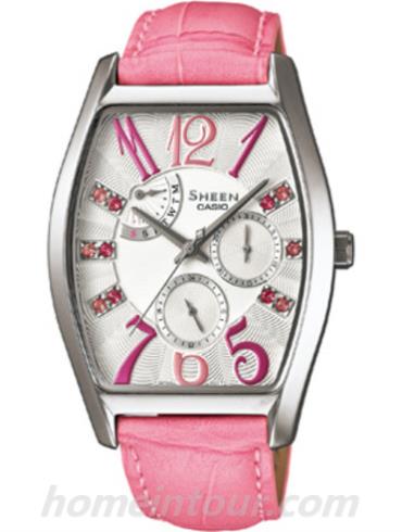 卡西欧SHE-3026L-7A2U女表SHEEN系列-表带/表径&#8211;