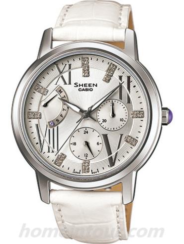 卡西欧SHE-3024L-7A女表SHEEN系列-表带/表径&#8211;