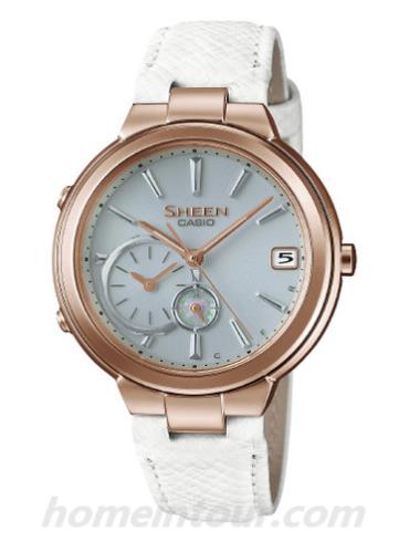 卡西欧SHB-200CGL-7A女表SHEEN系列-表带/表径&#8211;