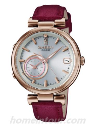 卡西欧SHB-100CGL-7A女表SHEEN系列-表带/表径&#8211;