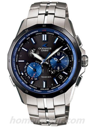 卡西欧OCW-S2400E-1A男表OCEANUS系列-表带/表径&#8211;