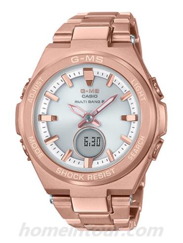 卡西欧MSG-W200DG-4A女表BABY-G系列-表带/表径&#8211;