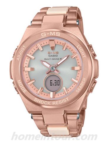 卡西欧MSG-W200CG-4A女表BABY-G系列-表带/表径&#8211;