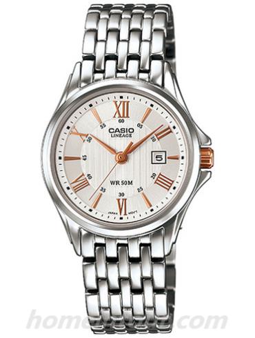 卡西欧LIS-203SD-7AV女表LINEAGE系列-表带/表径&#8211;