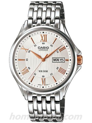 卡西欧LIN-203SD-7AV女表LINEAGE系列-表带/表径&#8211;