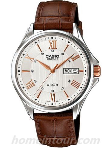 卡西欧LIN-203L-7AV女表LINEAGE系列-表带/表径&#8211;