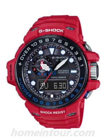 卡西欧GWN-1000RD-4男表G-SHOCK系列-表带/表径&#8211;