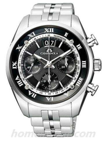 西铁城NZ1000-61E男表Campanola系列-银色表带/表径44mm