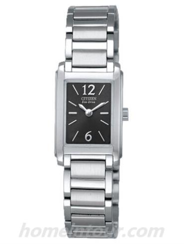 西铁城EW9245-51E女表光动能系列-银色表带/表径20mm*18mmmm