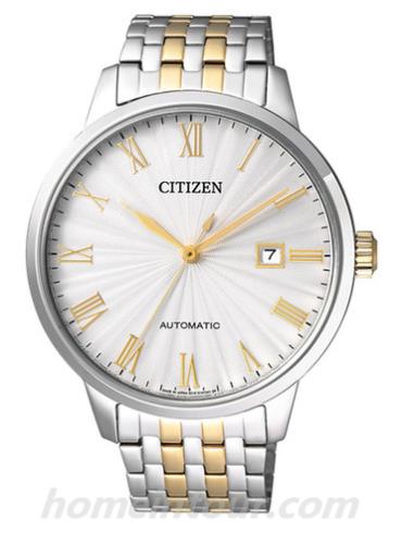 西铁城NJ0084-59A男表机械系列-间金色表带/表径42mm