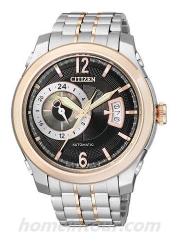 西铁城NP3004-53E男表机械系列-间金色表带/表径44mm