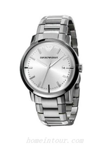 阿玛尼AR0581男表时尚男表系列-银色表带/表径&#8211;