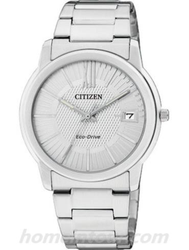 西铁城FE6010-50A男表光动能系列-银色表带/表径33mm