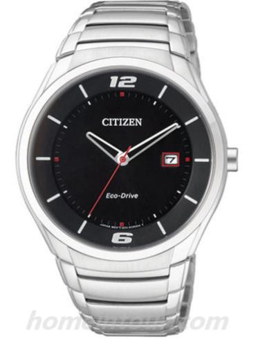 西铁城BM6951-57E男表光动能系列-银色表带/表径40mm