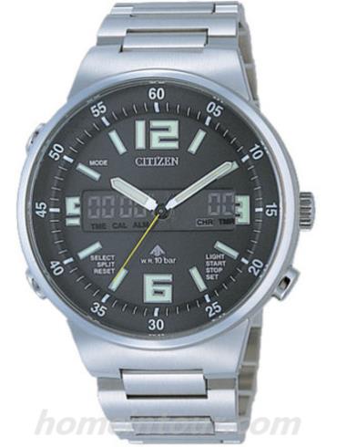 西铁城JT3000-59E男表Promaster系列-银色表带/表径41mm