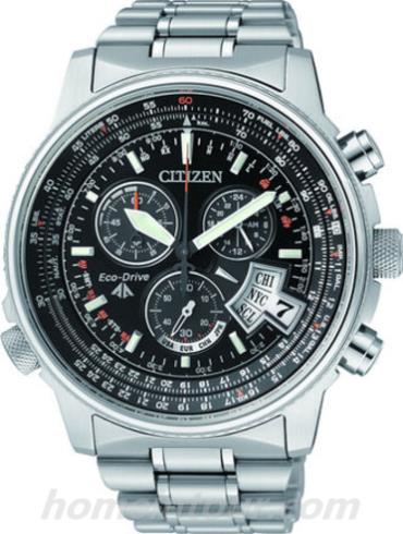 西铁城BY0086-51E男表Promaster系列-银色表带/表径44mm