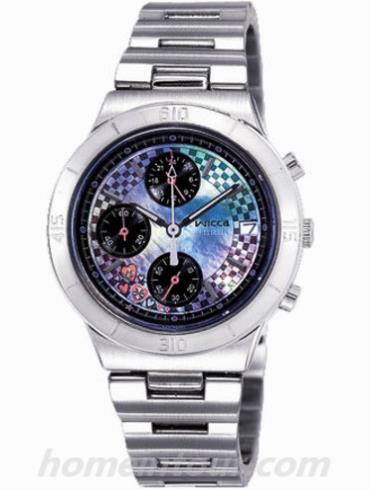 西铁城FA1001-53E女表Wicca系列-银色表带/表径32mm