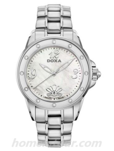 时度D207SMW女表深海瑰宝系列-银色表带/表径36mm