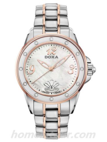 时度D207RMW女表深海瑰宝系列-间金色表带/表径36mm