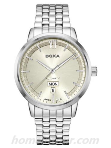 时度D206SIY男表行政系列-银色表带/表径41.5mm