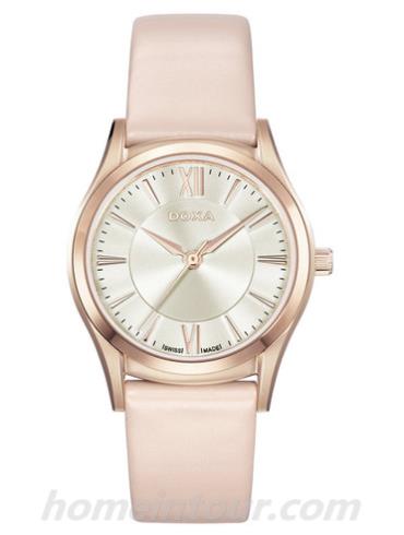 时度D202RIY女表行政系列-裸色表带/表径30mm