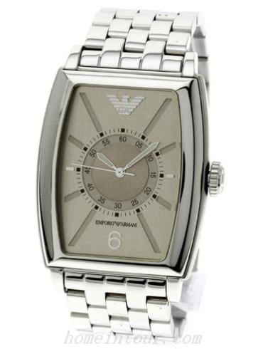 阿玛尼AR0911男表时尚情侣表系列-银色表带/表径&#8211;