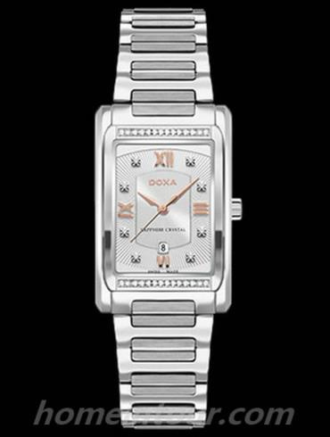 时度D195SVD女表卡莱斯系列-银色表带/表径25.00 x 37.00mm