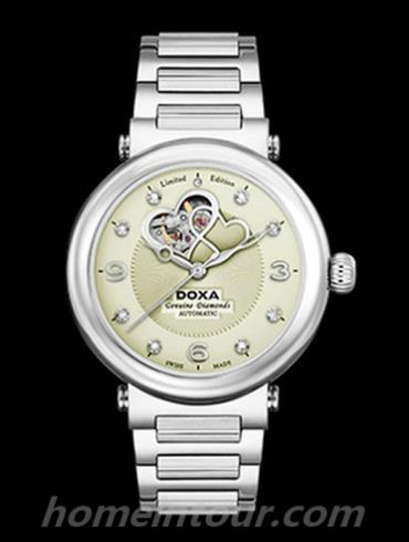 时度D164SCM女表卡莱斯系列-银色表带/表径35mm