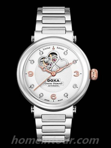 时度D164RWH女表卡莱斯系列-银色表带/表径35mm