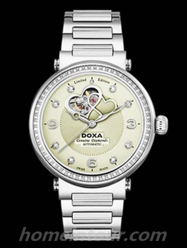 时度D163SCM女表卡莱斯系列-银色表带/表径35mm