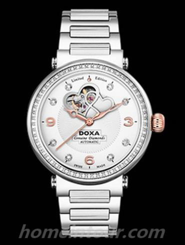 时度D163RWH女表卡莱斯系列-白色表带/表径35mm