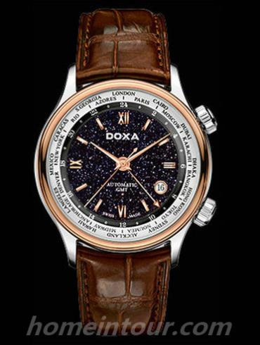 时度D181RBU男表格兰米特系列-棕色表带/表径42mm