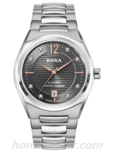 时度D189SGY男表贵丽系列-银色表带/表径40mm