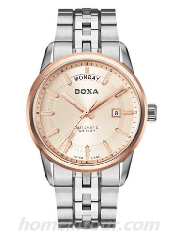 时度D188RIY男表行政系列-银色表带/表径41mm