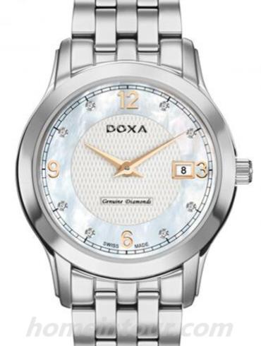 时度D168SWH女表行政系列-银色表带/表径30mm