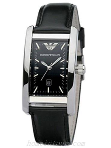 阿玛尼AR0121男表时尚系列-黑色表带/表径&#8211;