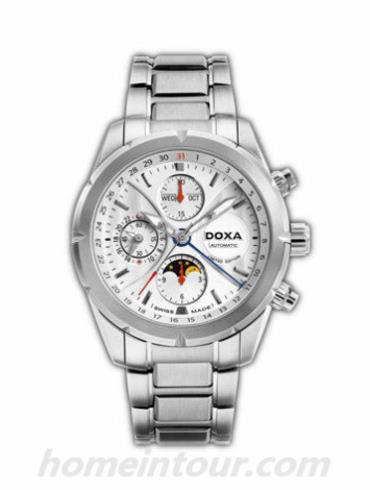 时度D128SWH男表托菲奥系列-银色表带/表径42mm