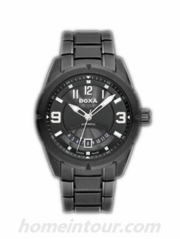 时度D112BBW男表托菲奥系列-黑色表带/表径42mm