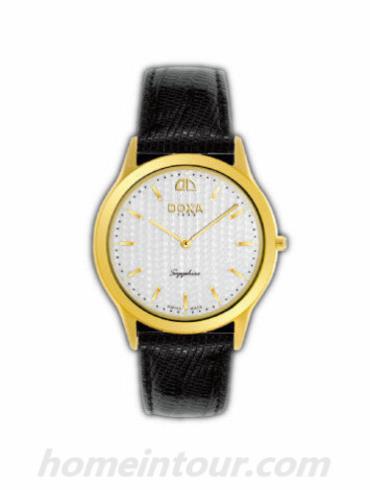 时度10031.30dNO男表特雷维尔超薄系列-黑色表带/表径35mm