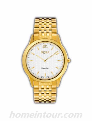 时度10031.30dME男表特雷维尔超薄系列-金色表带/表径35mm