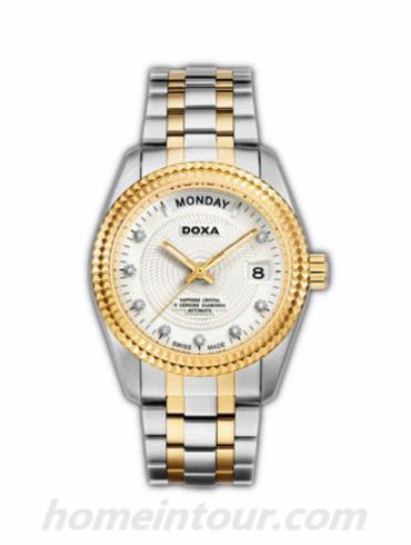 时度D131TWH男表绅豪系列-间金色表带/表径37.75mm