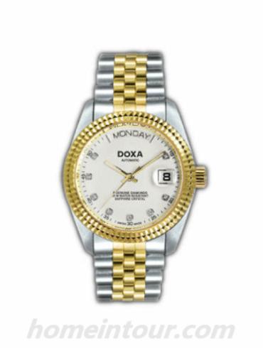 时度D107TWH男表绅豪系列-间金色表带/表径37.5mm