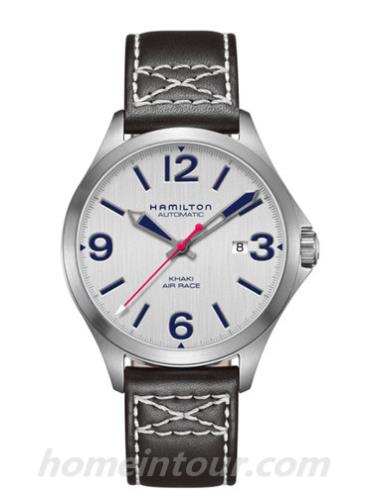 汉米尔顿H76525751男表卡其航空系列-棕色表带/表径42mm