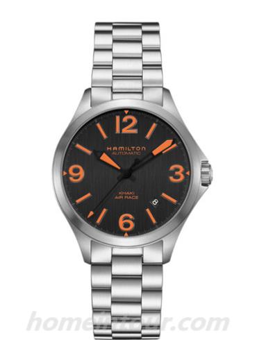 汉米尔顿H76235131男表卡其航空系列-银色表带/表径38mm