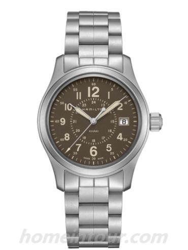 汉米尔顿H68201193男表卡其野战系列-银色表带/表径38mm