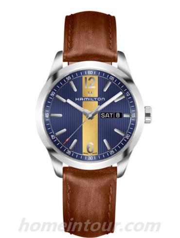 汉米尔顿H43311541男表Broadway百老汇系列-棕色表带/表径40mm